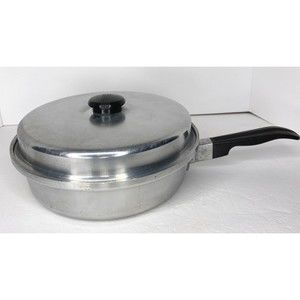 Vintage Kitchen Craft 10" Skillet Frying Pan, 2930 w/ Lid